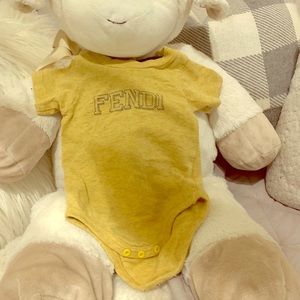 Fendi short sleeve bodysuit